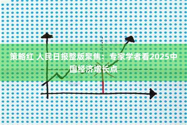 策略红 人民日报整版聚焦：专家学者看2025中国经济增长点
